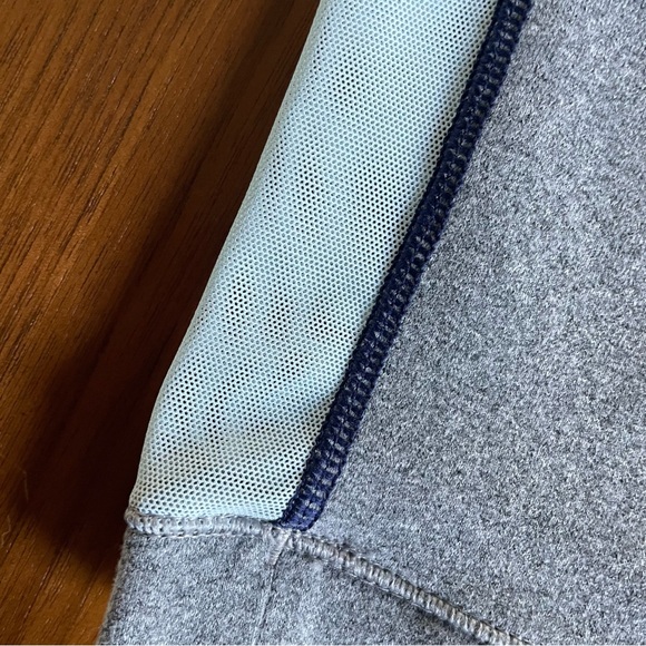 *SOLD* CALIA NWOT Essential Heather 7/8 Leggings Blue and Gray Mesh Size XL - Picture 3 of 10